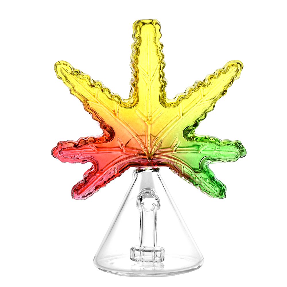 420 Leaf Glass Water Pipe - 6.5" / 14mm F