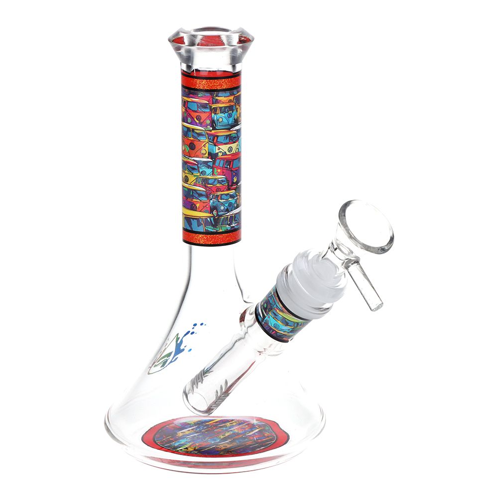 Pulsar Design Series Flared Beaker Glass Water Pipe | 6.75" | 14mm F