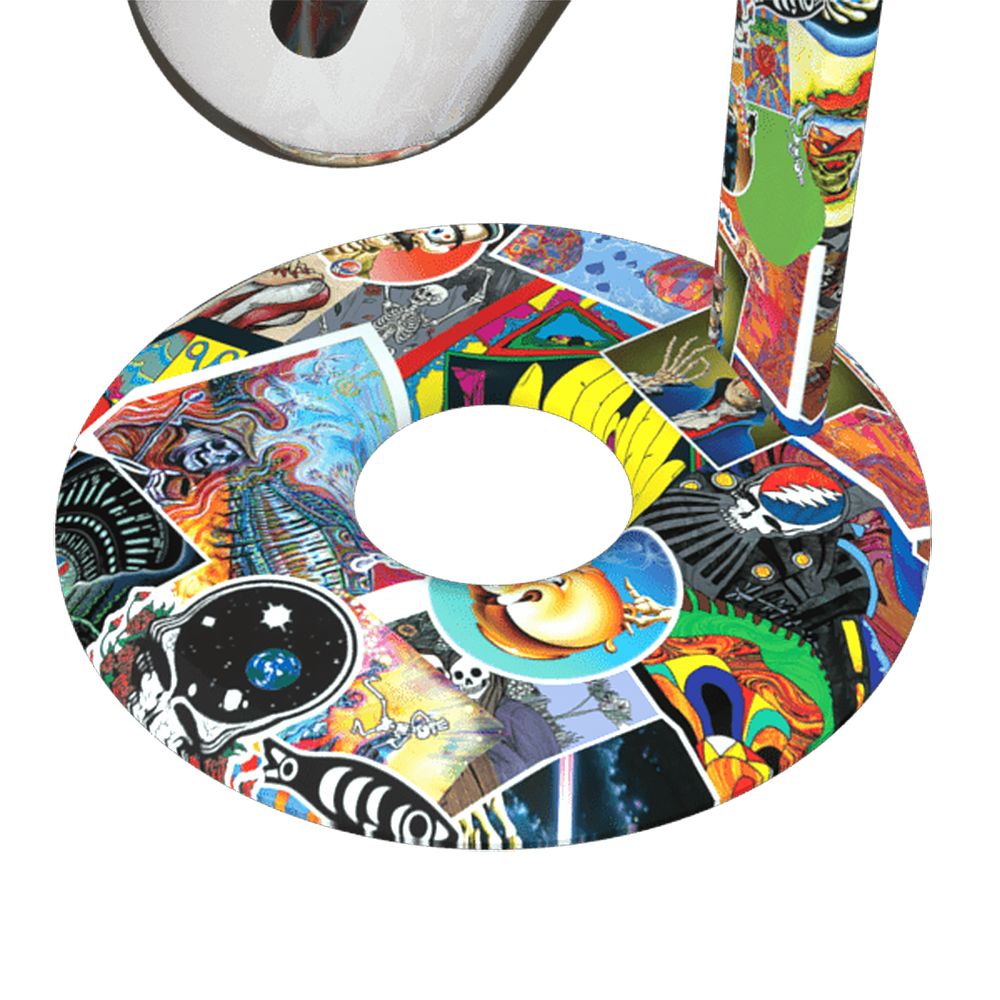 Stündenglass x Grateful Dead Gravity Bong - Legacy Patchwork
