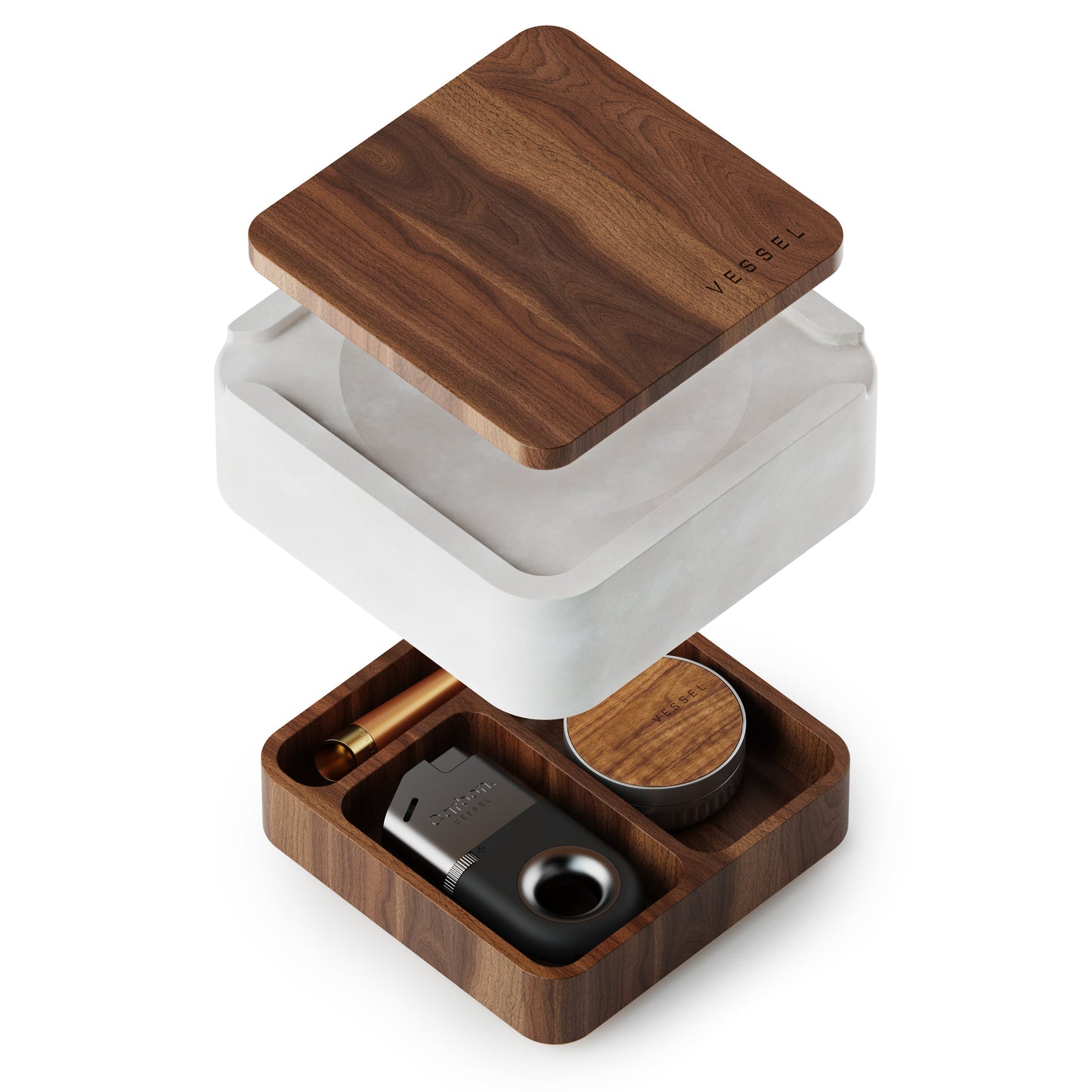 Vessel Ash Astray and Storage