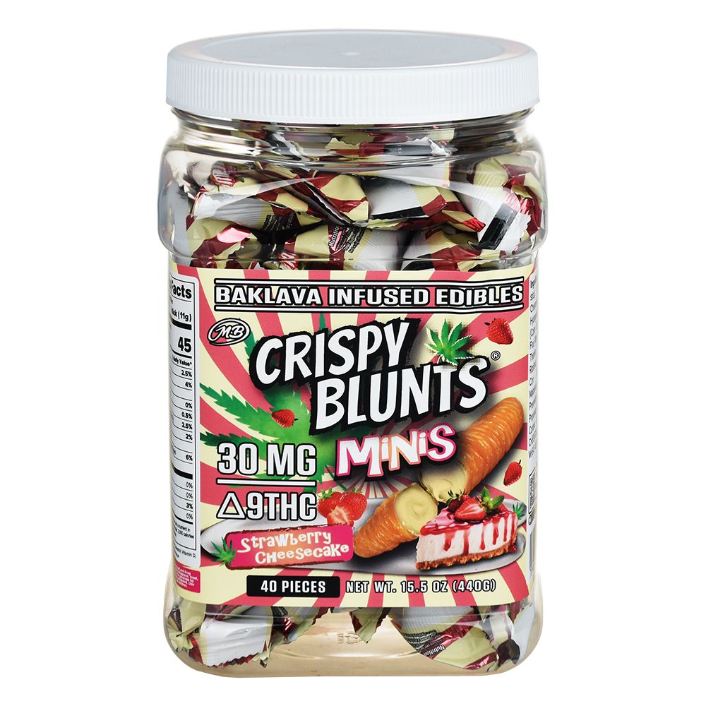 40CT JAR - Crispy Blunts D9 Minis - 30mg/pc
