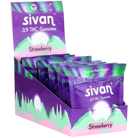 Sivan D9 Gummies | Strawberry | 200mg | 10pc