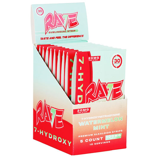 Rave 7-Hydroxymitragynine Sublingual Strips | 100mg | 5pc