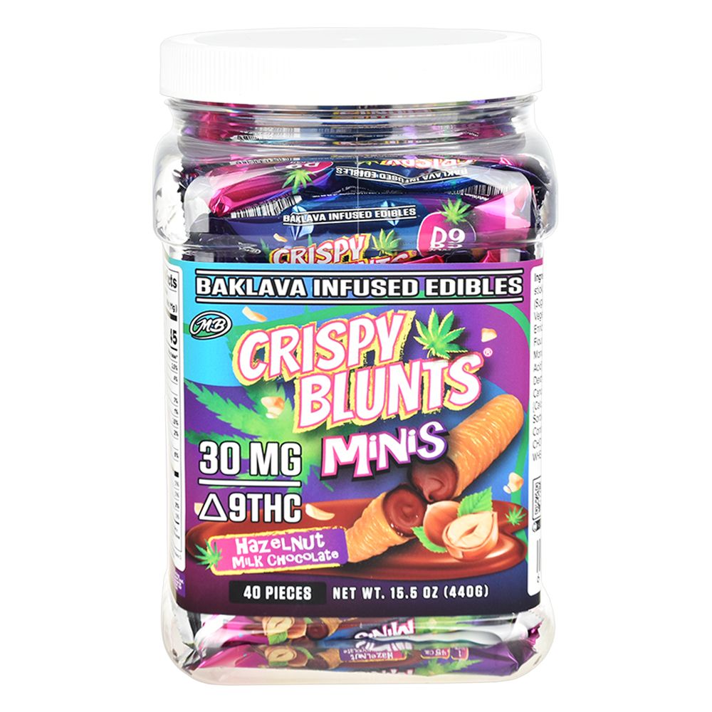 40CT JAR - Crispy Blunts D9 Minis - 30mg/pc