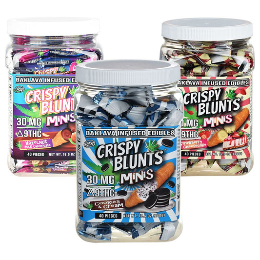 40CT JAR - Crispy Blunts D9 Minis - 30mg/pc