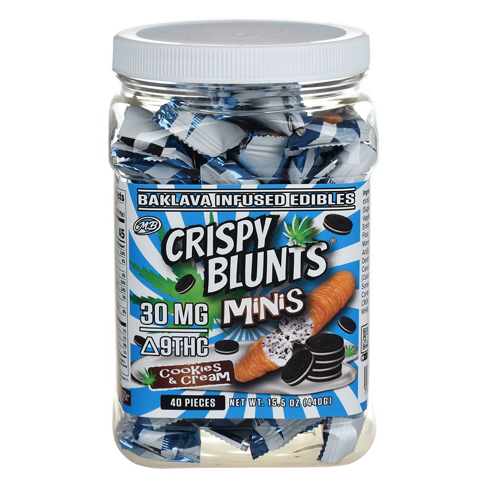 40CT JAR - Crispy Blunts D9 Minis - 30mg/pc